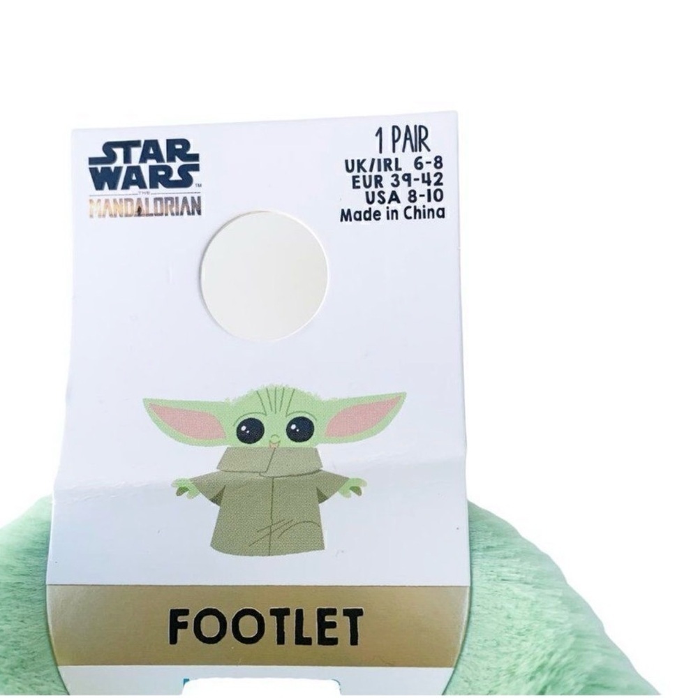 Star Wars Green Baby Yoda Slippers - Picture 8 of 10